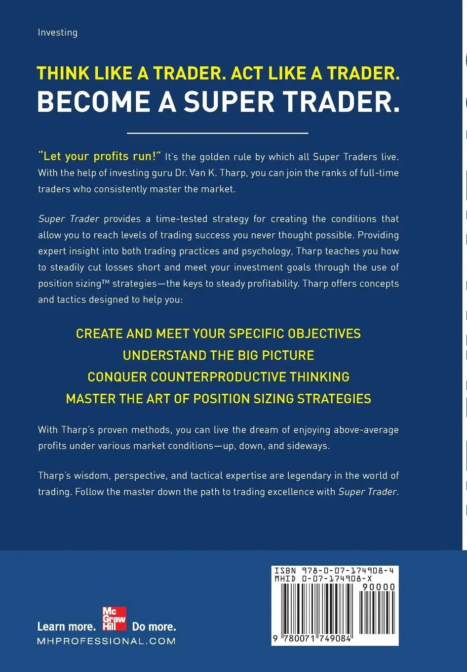 Super Trader, Expanded Edition: Make Consistent Profits in Good and Bad Markets Paperback - eLocalshop