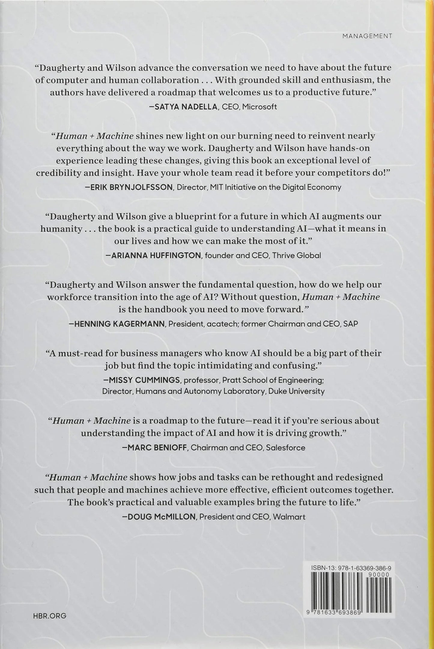 Human + Machine: Reimagining Work in the Age of AI Hardcover - eLocalshop