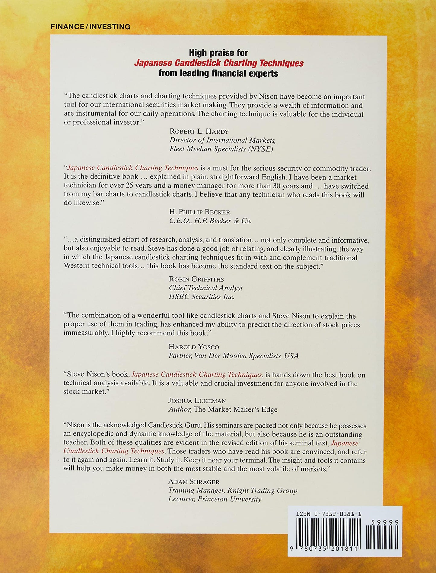 Japanese Candlestick Charting Techniques: A Contemporary Guide to the Ancient Investment Techniques of the Far East, Second Edition Paperback - eLocalshop