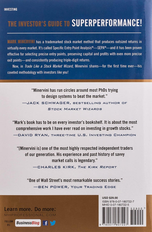 Trade Like a Stock Market Wizard Paperback - eLocalshop