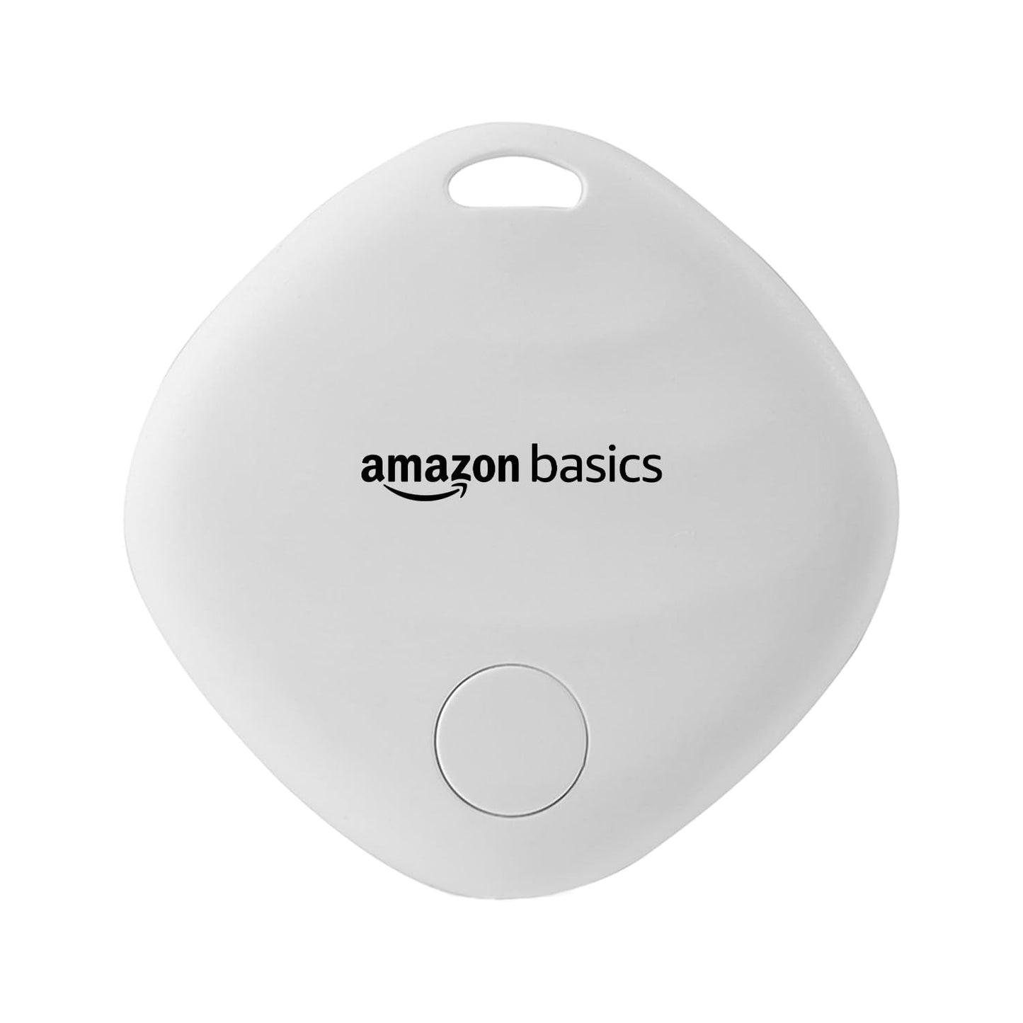 Amazon Basics Aero Tag for iOS | Apple Find My Network Tracker | Bluetooth 5.3 | No SIM Needed | Anti-Lost & Loud 80dB Alert | Item Finder- Keys, Wallets, Bags