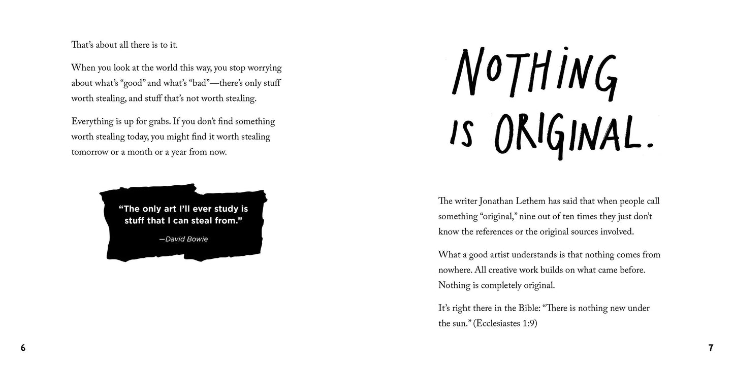 Steal Like An Artist: 10 Things Nobody Told You About Being Creative (Austin Kleon) Paperback - eLocalshop