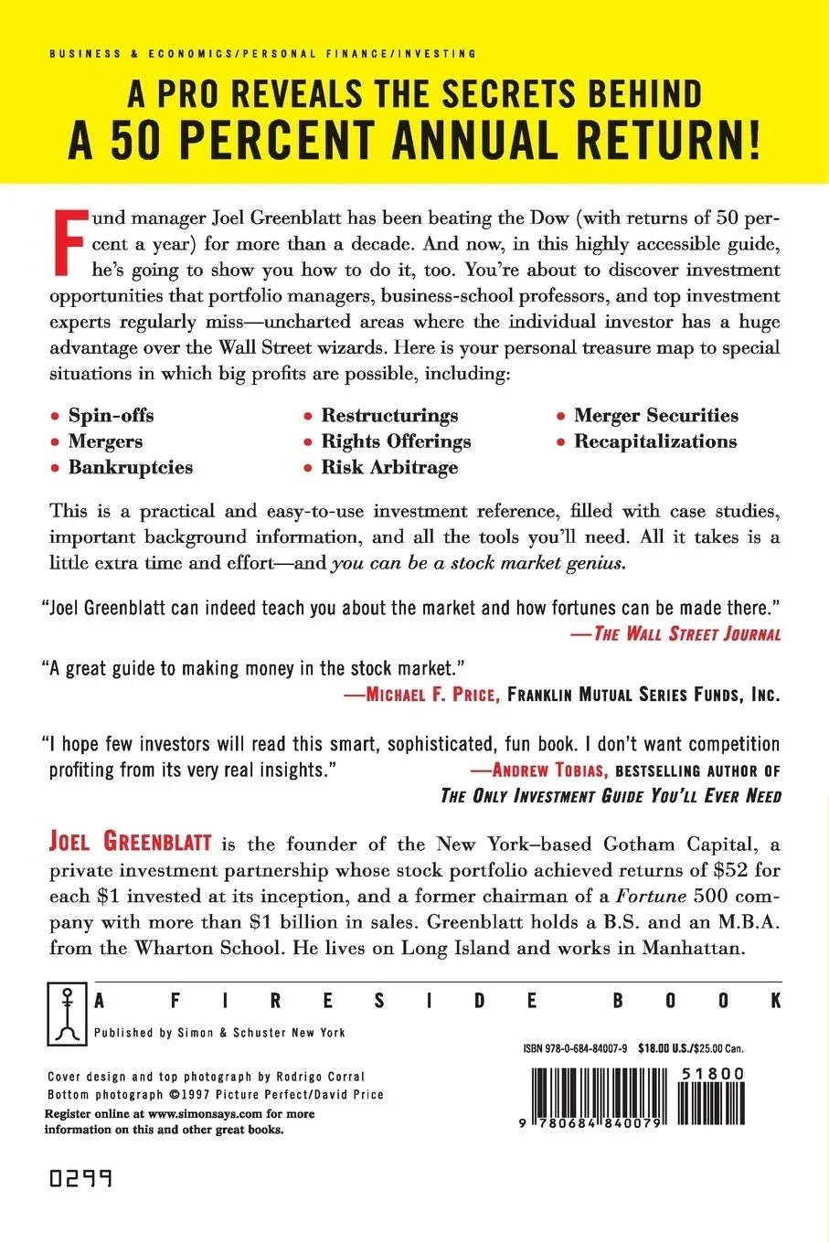 You Can Be a Stock Market Genius Paperback - eLocalshop