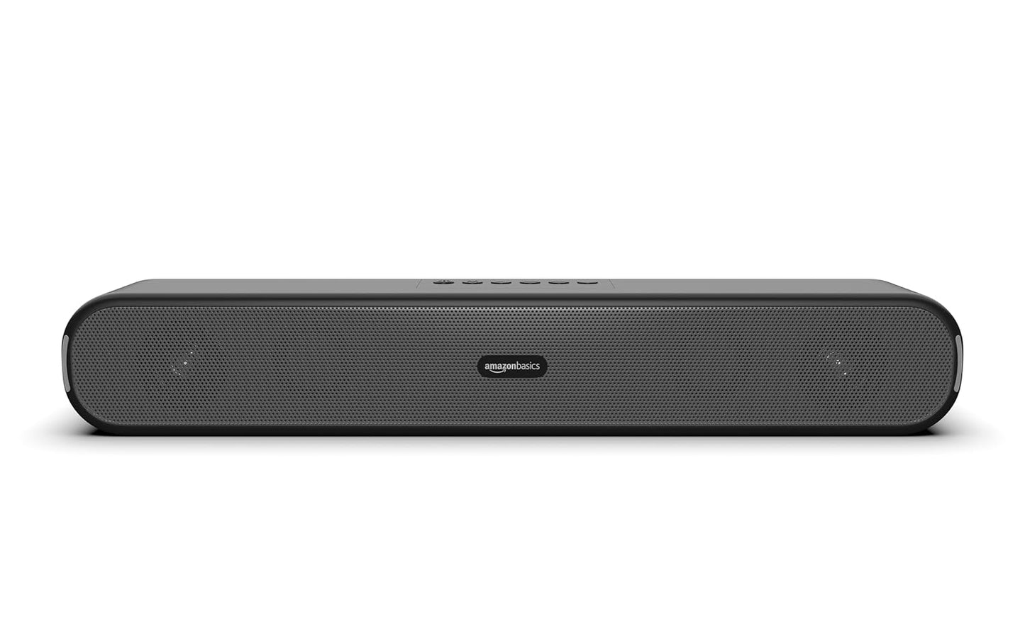 amazon basics X12 16W Bluetooth Soundbar with 1200 mAh Battery | 2X Bass | Up to 10 hrs of Playback | Bluetooth 5.3, Aux & USB Connectivity (Black)