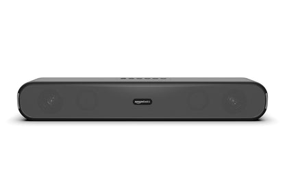 amazon basics X12 16W Bluetooth Soundbar with 1200 mAh Battery | 2X Bass | Up to 10 hrs of Playback | Bluetooth 5.3, Aux & USB Connectivity (Black)
