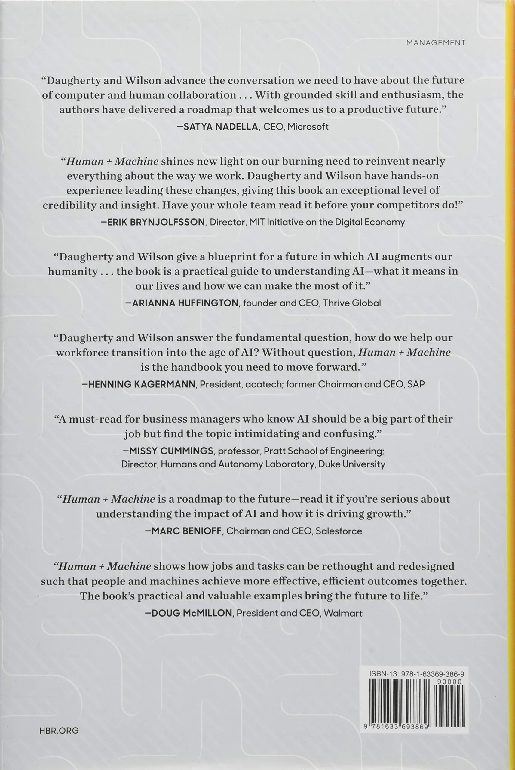Human + Machine: Reimagining Work in the Age of AI Hardcover - eLocalshop