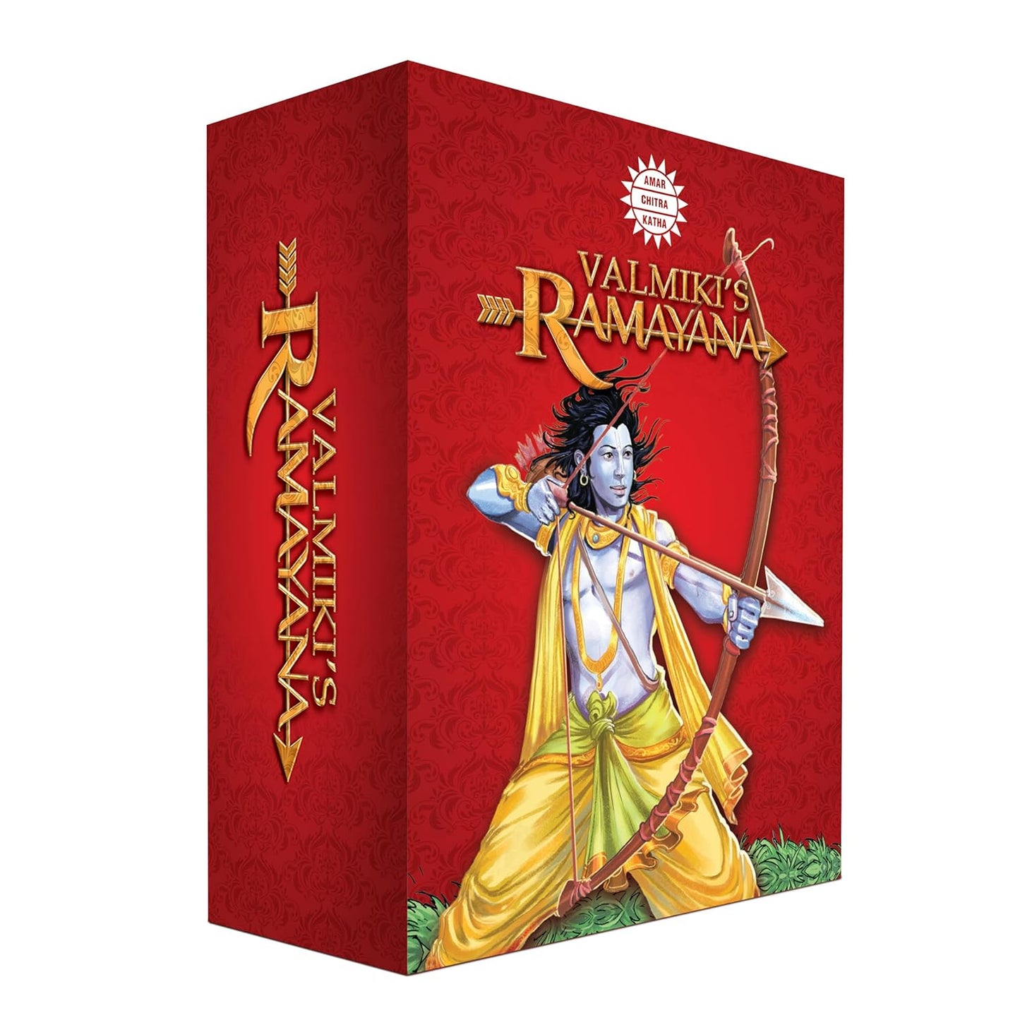 Valmiki's Ramayana – 6 Volume Comic Book Set | Ramayana Stories from Indian Epics & Mythology | Illustrated Tales for Kids & Adults | Amar Chitra Katha Hardcove