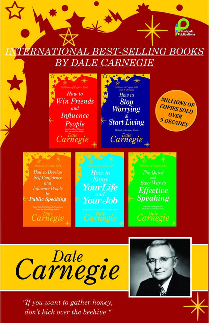 INTERNATIONAL BEST-SELLING BOOKS BY DALE CARNEGIE (GIFT PACK OF 5 BOOKS) Paperback - eLocalshop