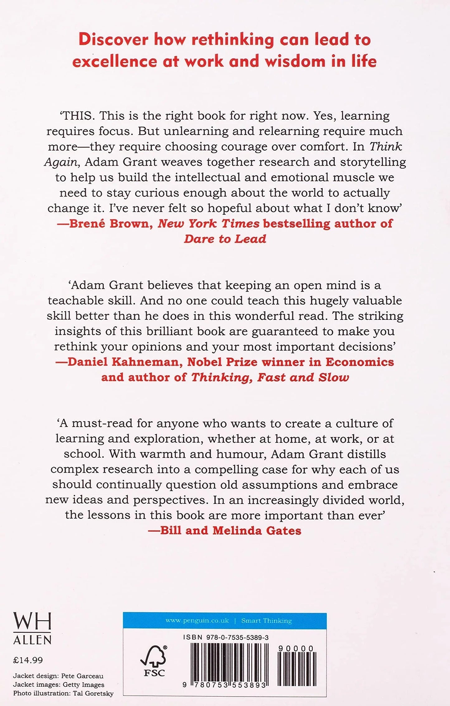 Think Again: The Power of Knowing What You Don't Know Paperback - eLocalshop