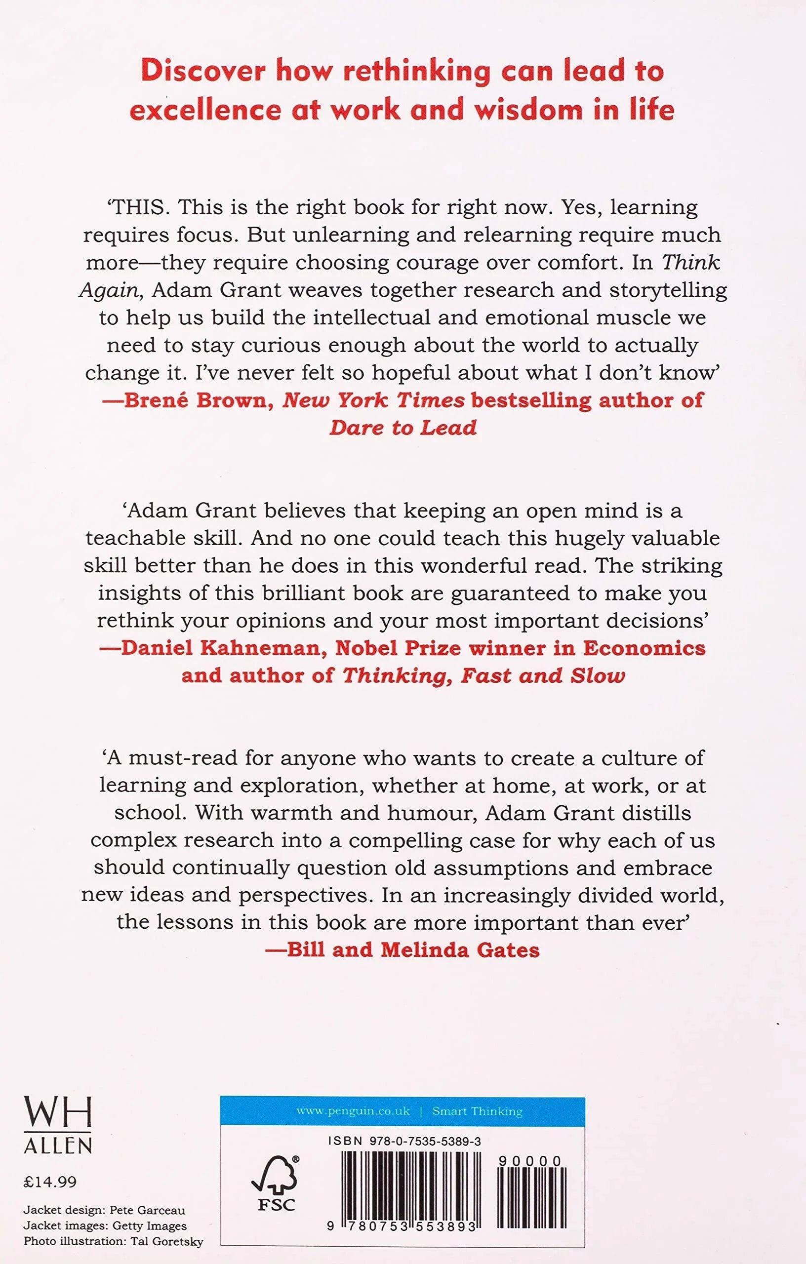Think Again: The Power of Knowing What You Don't Know Paperback - eLocalshop