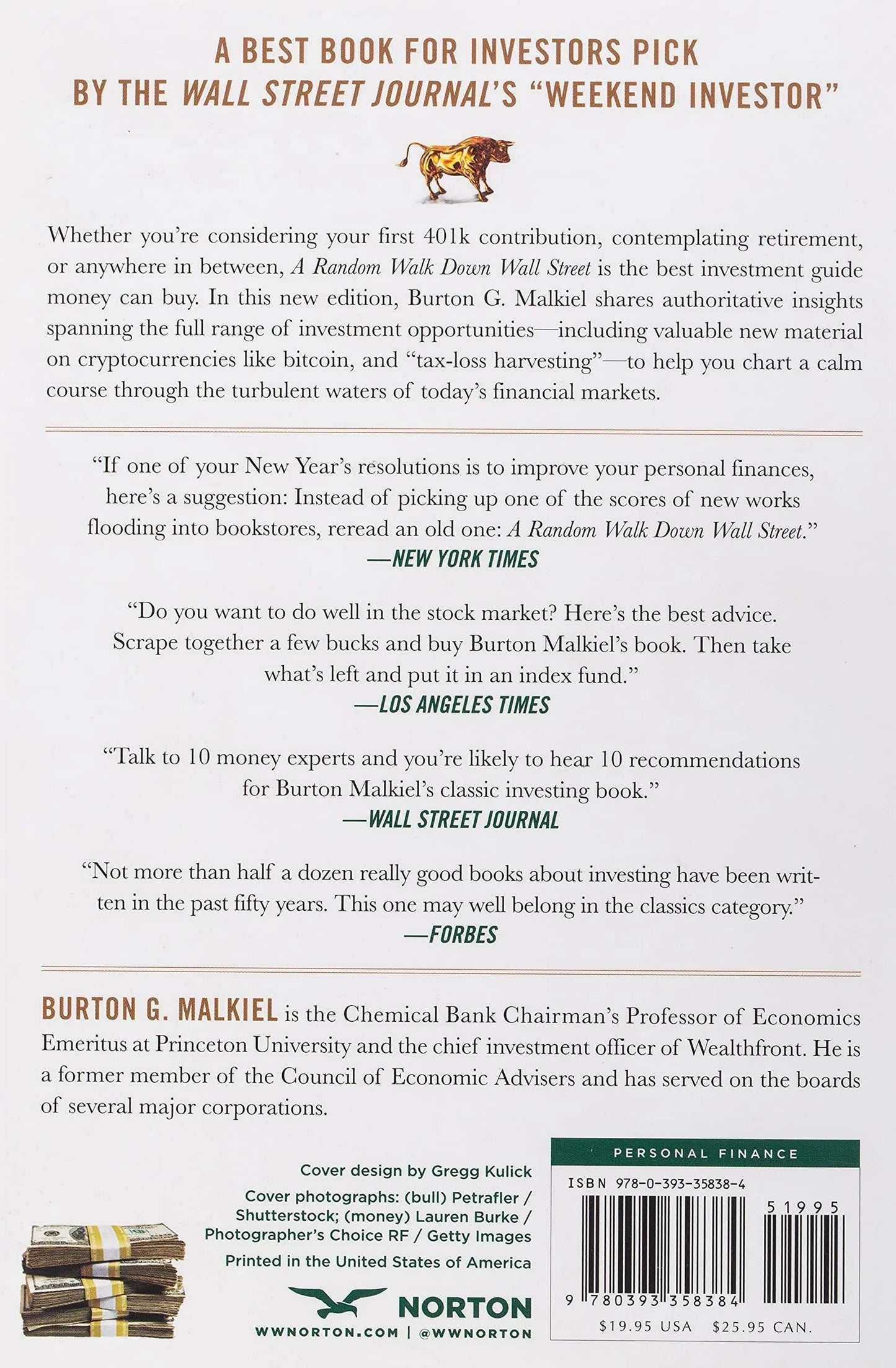 A Random Walk Down Wall Street: The Time-Tested Strategy for Successful Investing Paperback - eLocalshop