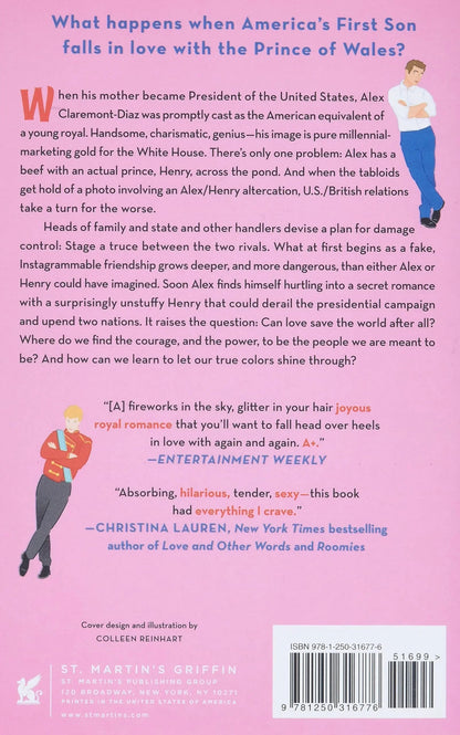 Red, White & Royal Blue: A Novel Paperback - eLocalshop