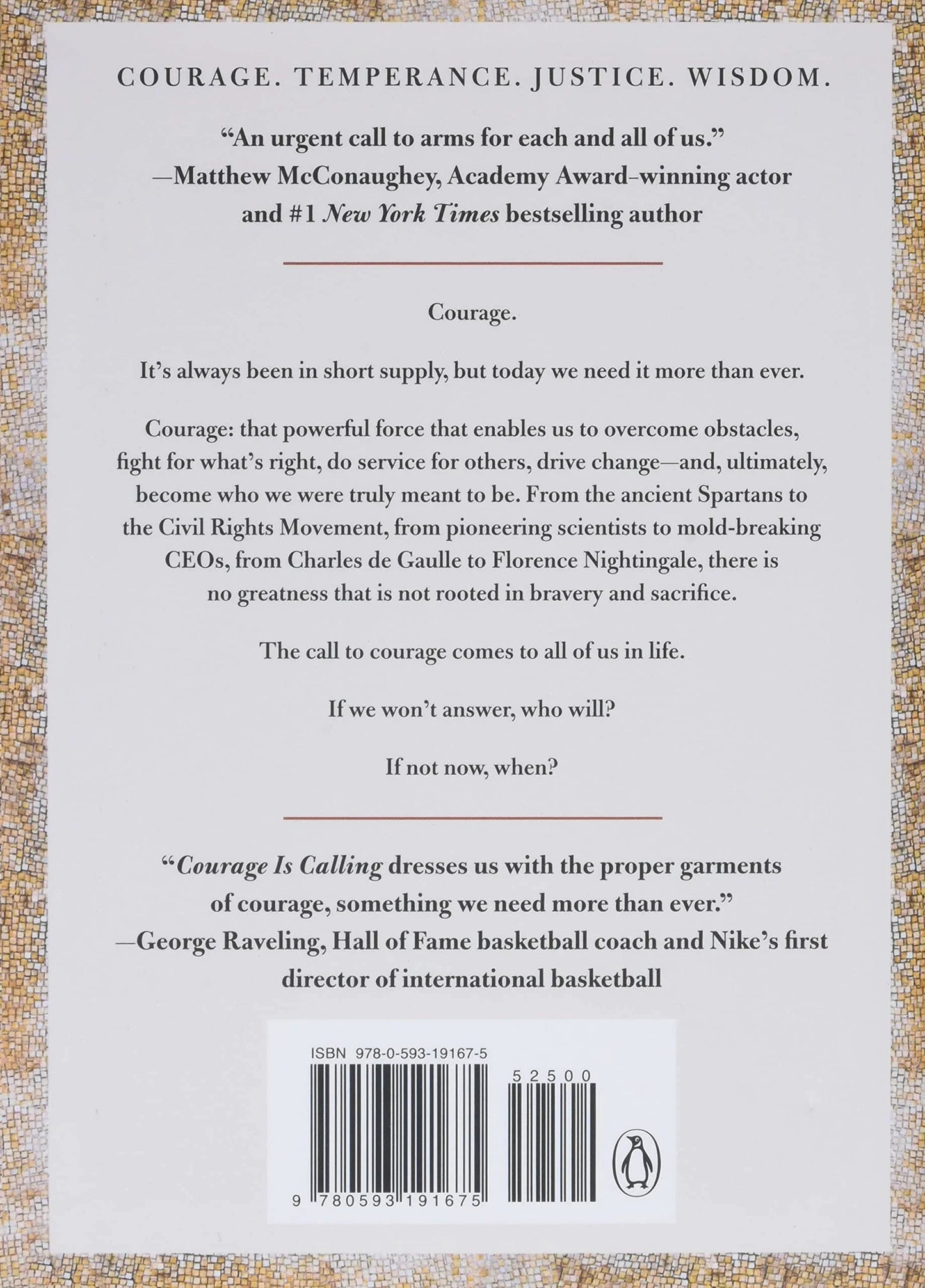 Courage Is Calling: Fortune Favors the Brave Hardcover - eLocalshop