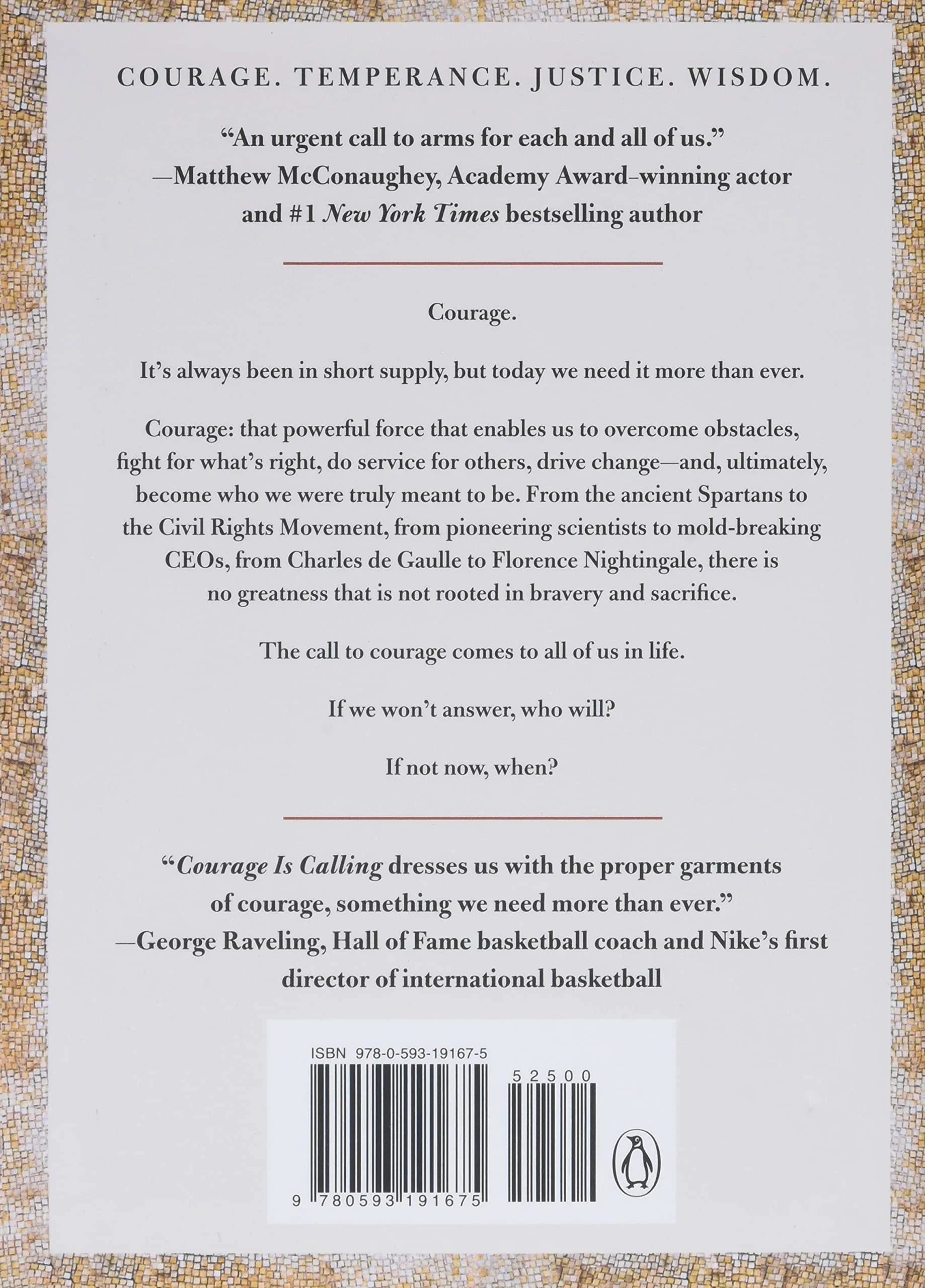 Courage Is Calling: Fortune Favors the Brave Hardcover - eLocalshop