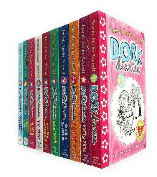 Dork Diaries x 10 Title Slipcase Set by Rachel Renee Russell - eLocalshop