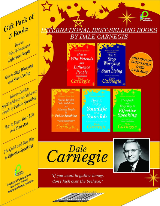 INTERNATIONAL BEST-SELLING BOOKS BY DALE CARNEGIE (GIFT PACK OF 5 BOOKS) Paperback - eLocalshop