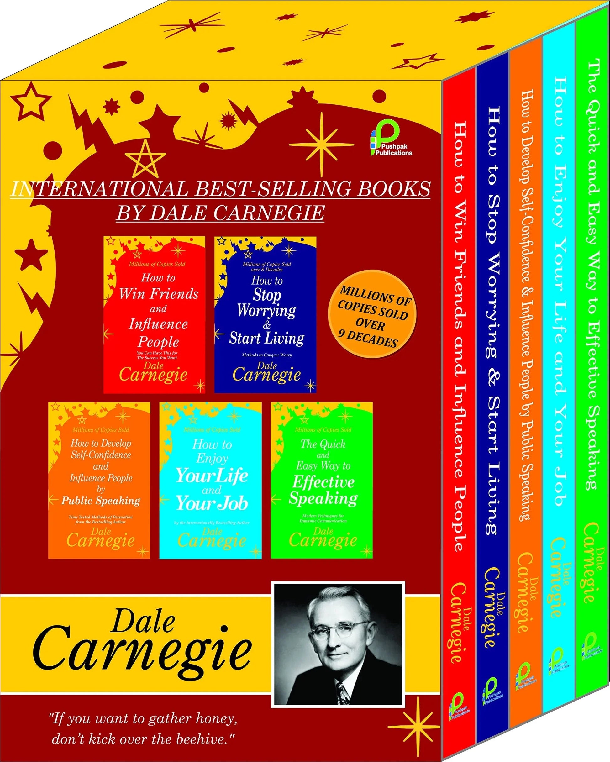 INTERNATIONAL BEST-SELLING BOOKS BY DALE CARNEGIE (GIFT PACK OF 5 BOOKS) Paperback - eLocalshop