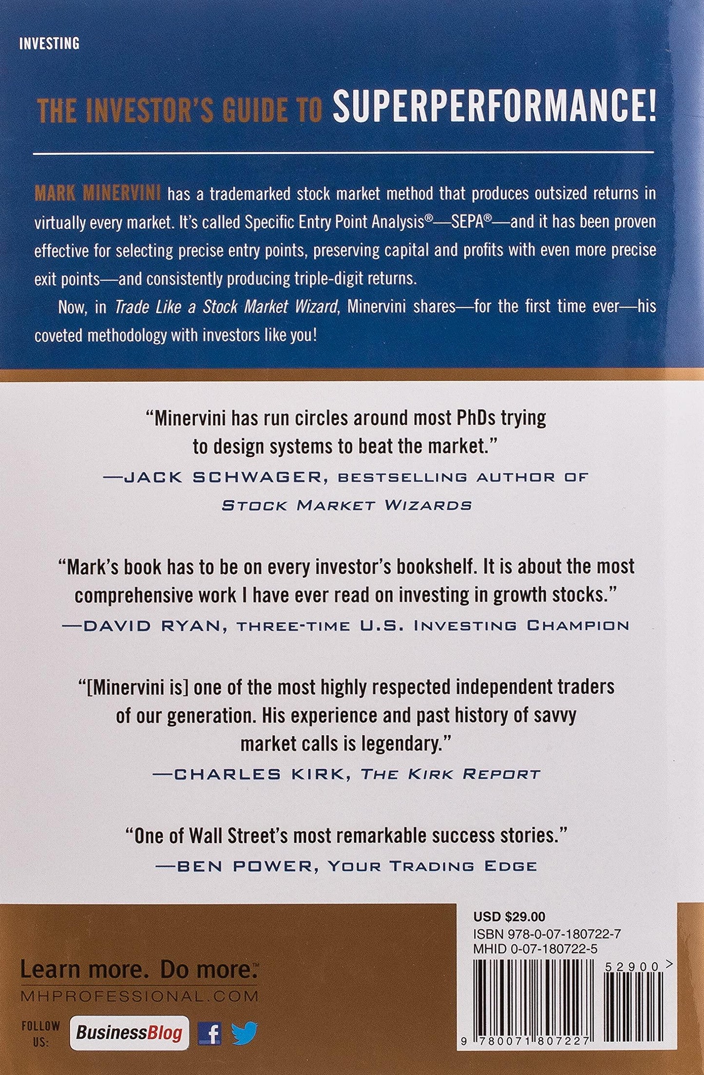 Trade Like a Stock Market Wizard Paperback - eLocalshop