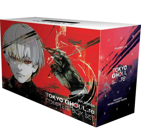 Tokyo Ghoul Re Boxset: Includes vols. 1-16 with premium (Tokyo Ghoul: re Complete Box Set) - eLocalshop