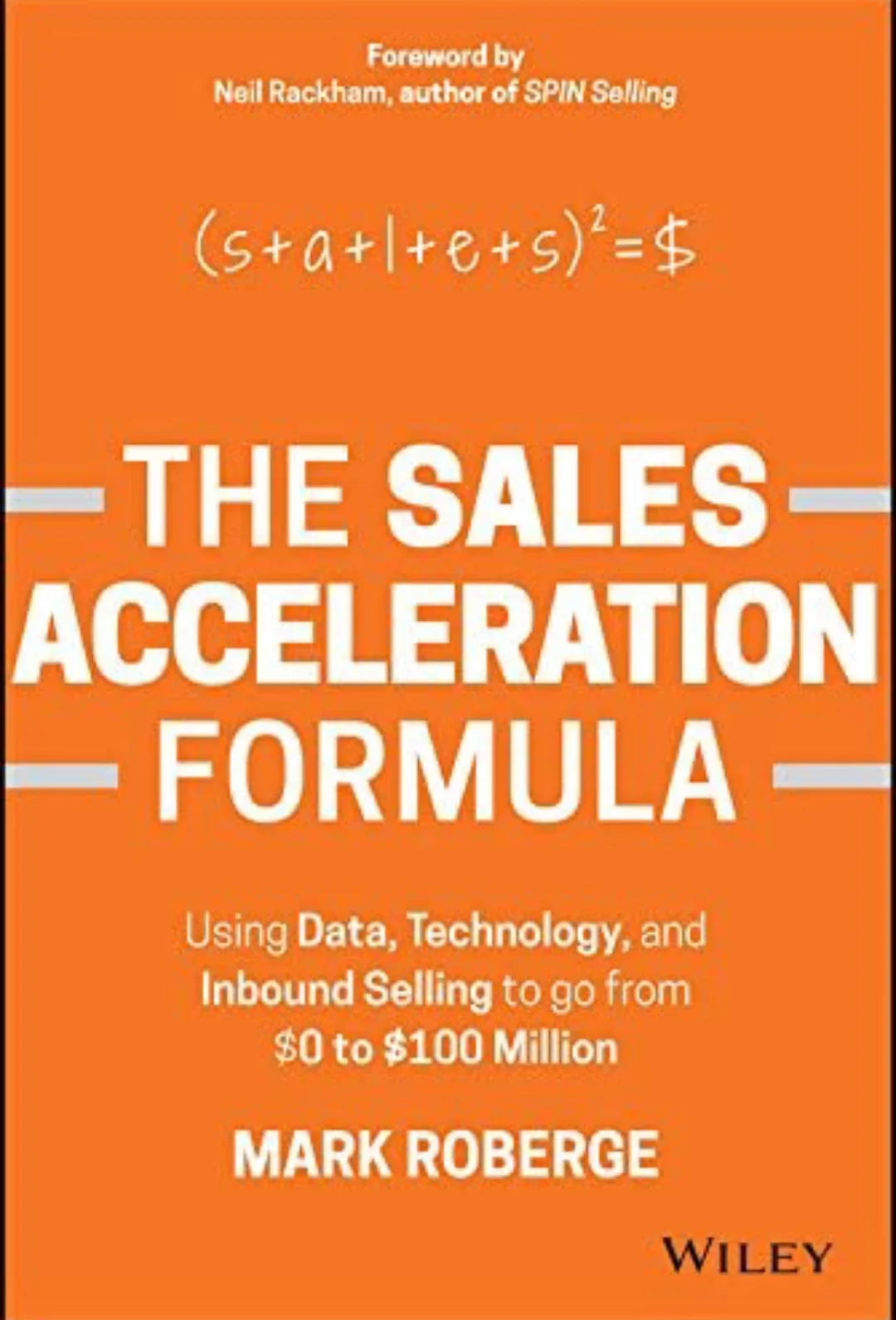 The Sales Acceleration Formula – by Mark Roberge hardcover - eLocalshop