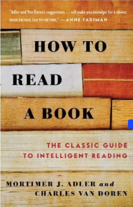 How To Read A Book– by Mortimer J. Adler , Charles Van Doren - eLocalshop