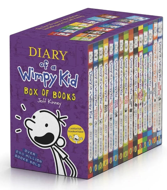 Diary of a Wimpy Kid Boxset: 15 Books Collection (Books 1-15) by Jeff Kinney - eLocalshop