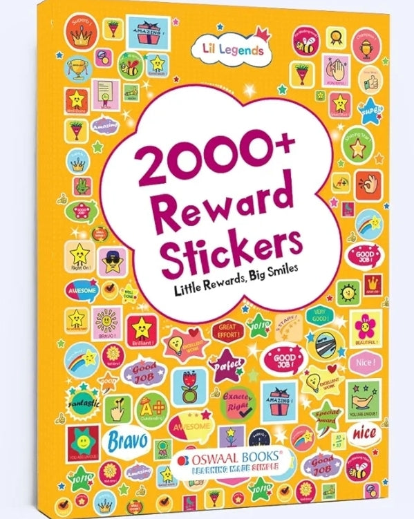 Oswaal 2000+ Reward Stickers | Perfectly Curated for Teachers and Parents | Designed to Motivate Children | Lil Legends