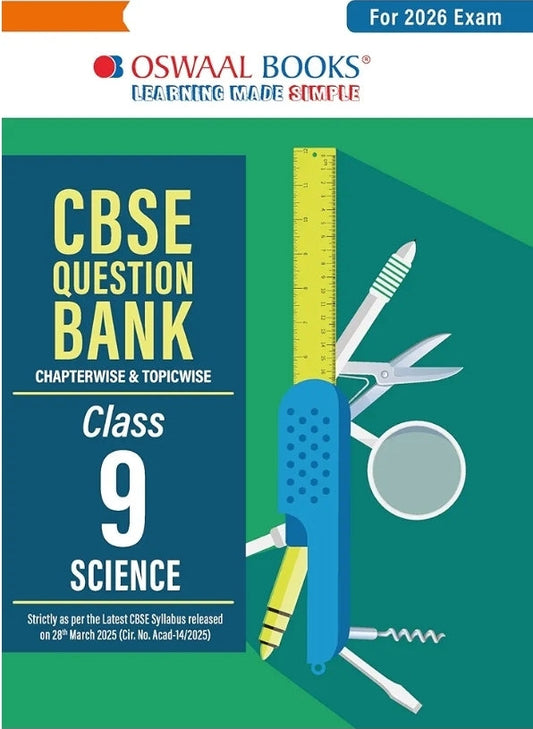 Oswaal CBSE Question Bank Class 9 Science For 2026 Exam