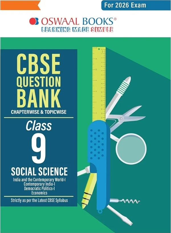 Oswaal CBSE Question Bank Class 9 Social Science For 2026 Exam
