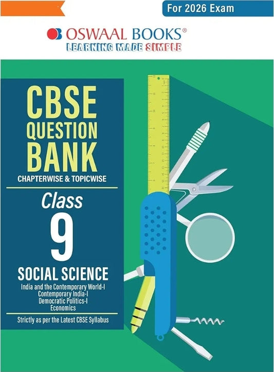 Oswaal CBSE Question Bank Class 9 Social Science For 2026 Exam
