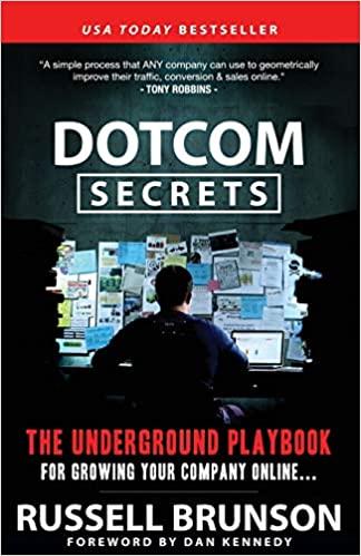 DotCom Secrets: The Underground Playbook for Growing Your Company Online - Russell Brunson ( Paperback - New) - eLocalshop